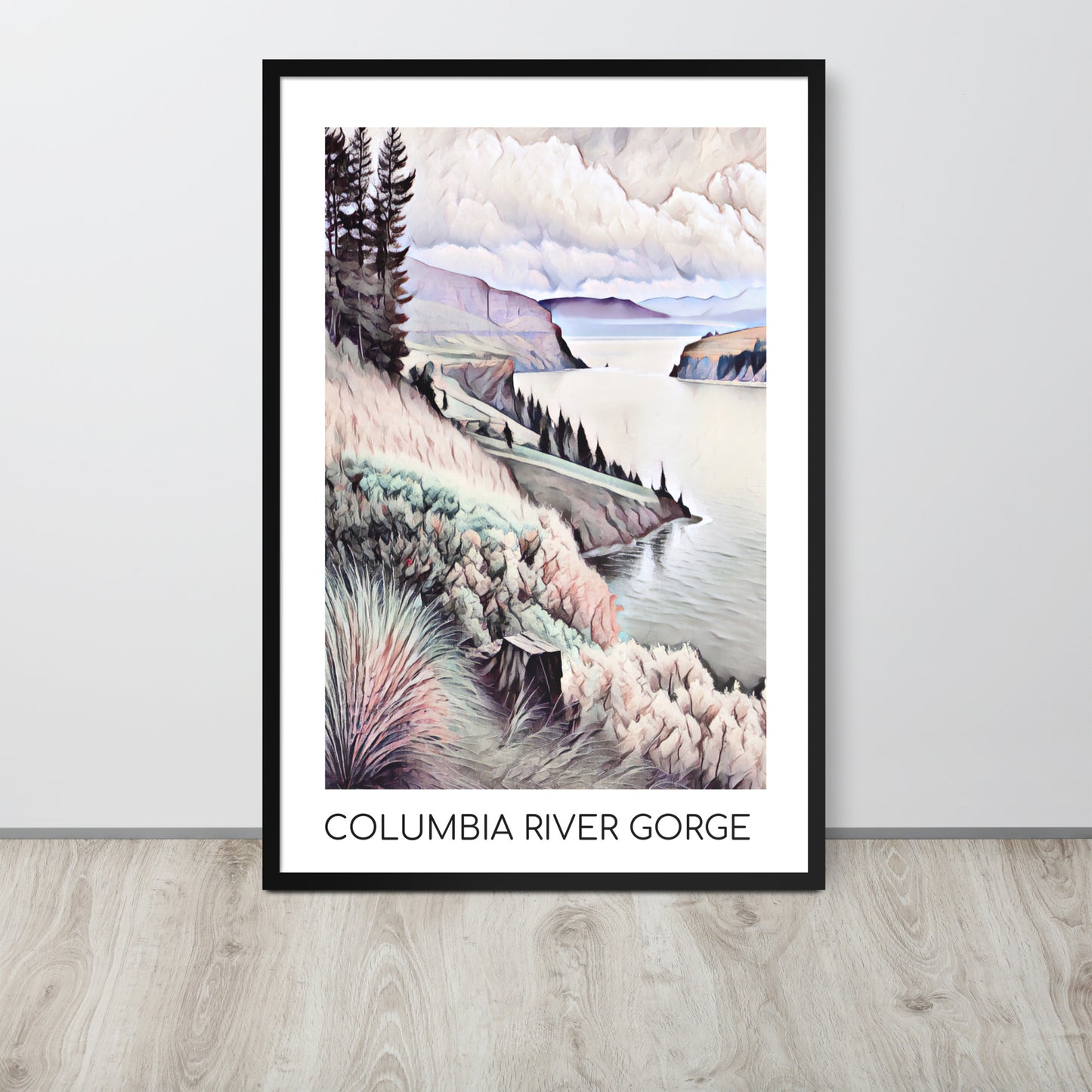 Columbia River Gorge - Framed poster