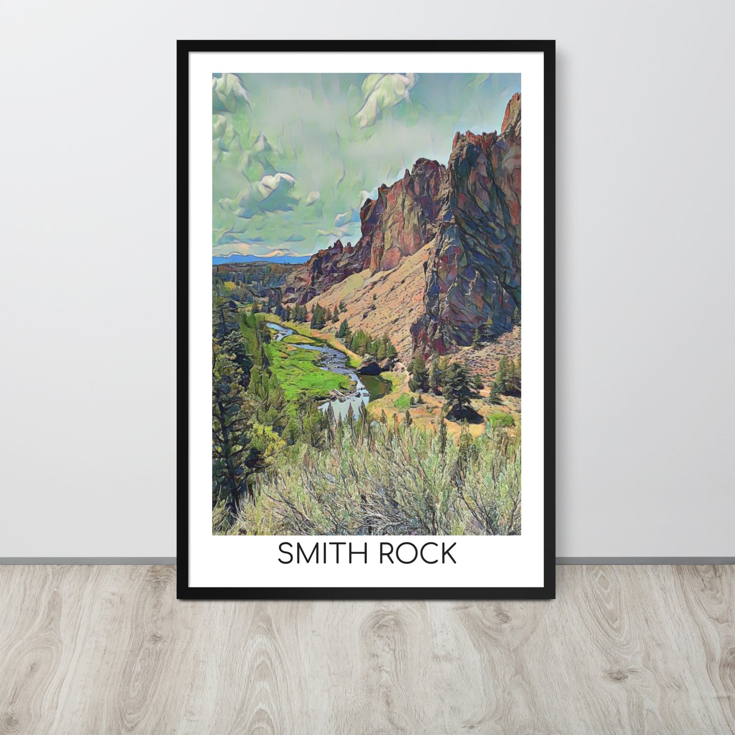 Smith Rock - Framed poster