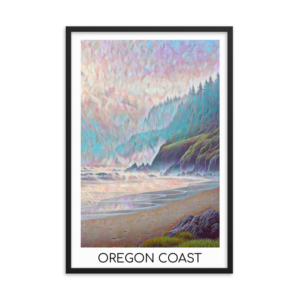 Oregon Coast - Framed poster