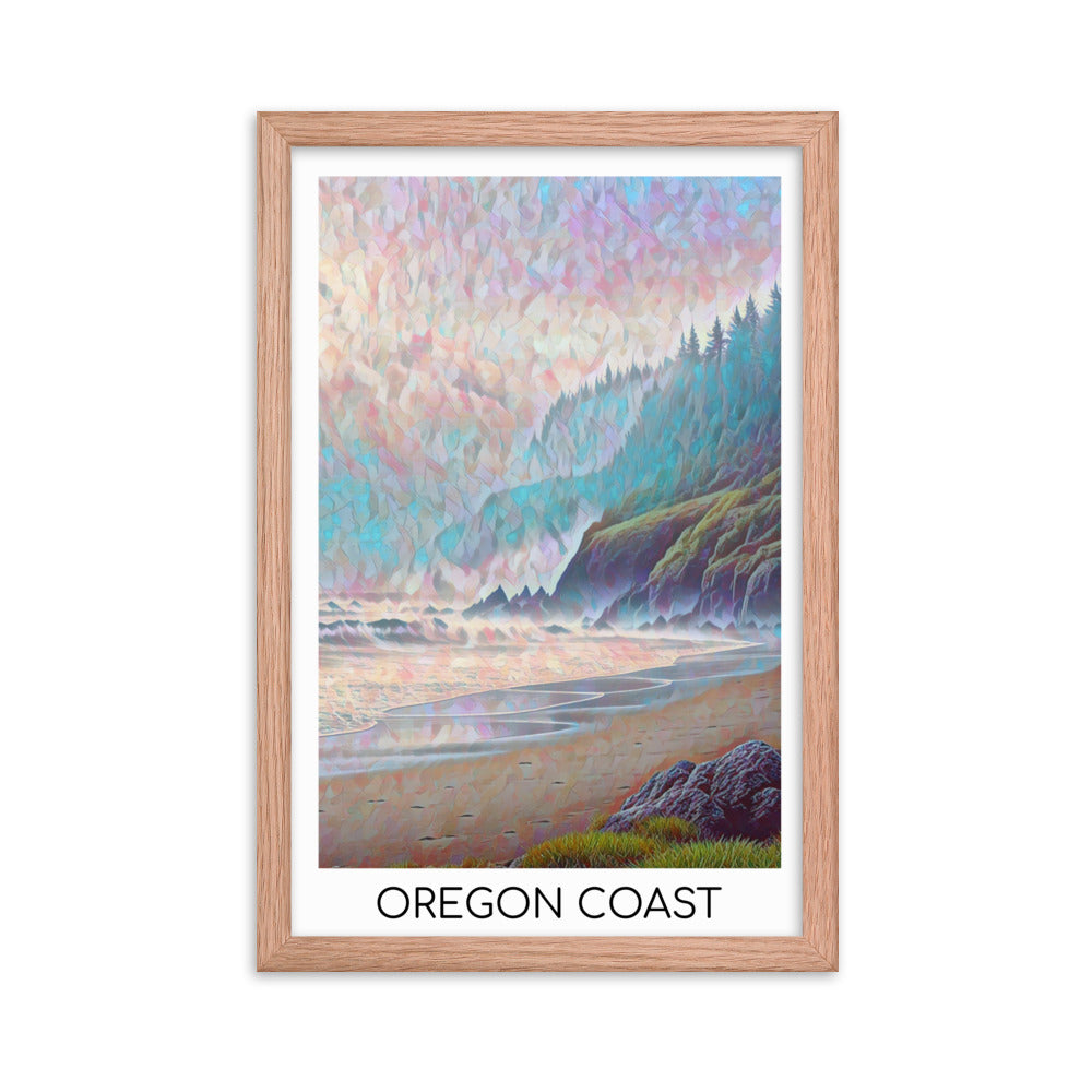 Oregon Coast - Framed poster