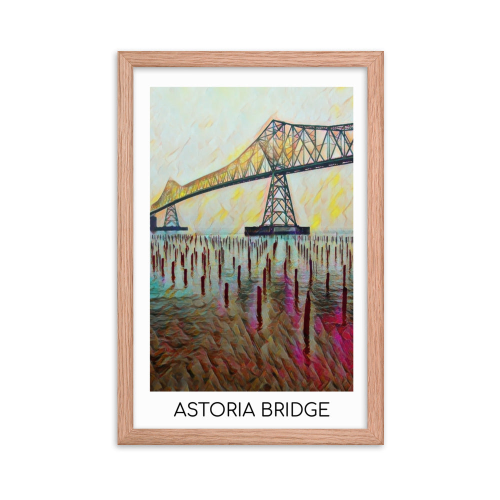 Astoria Bridge - Framed poster