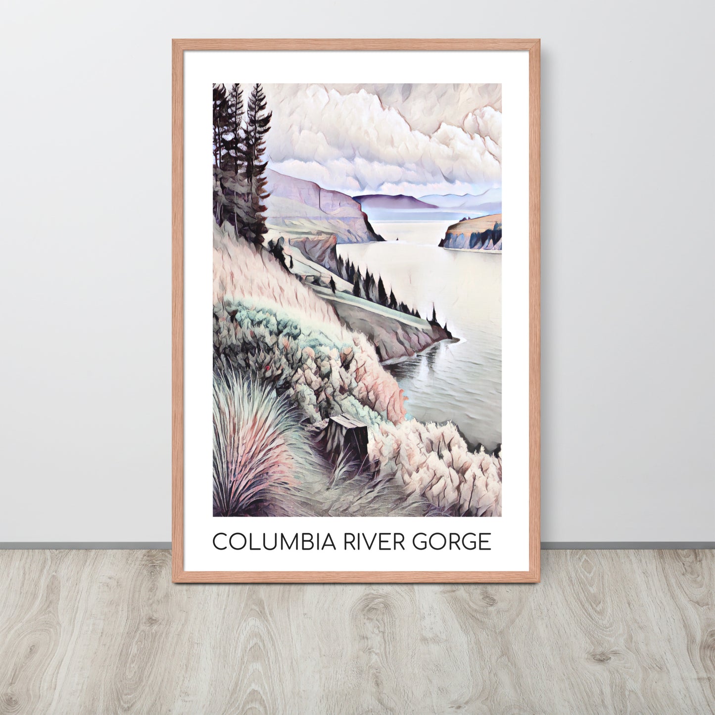 Columbia River Gorge - Framed poster