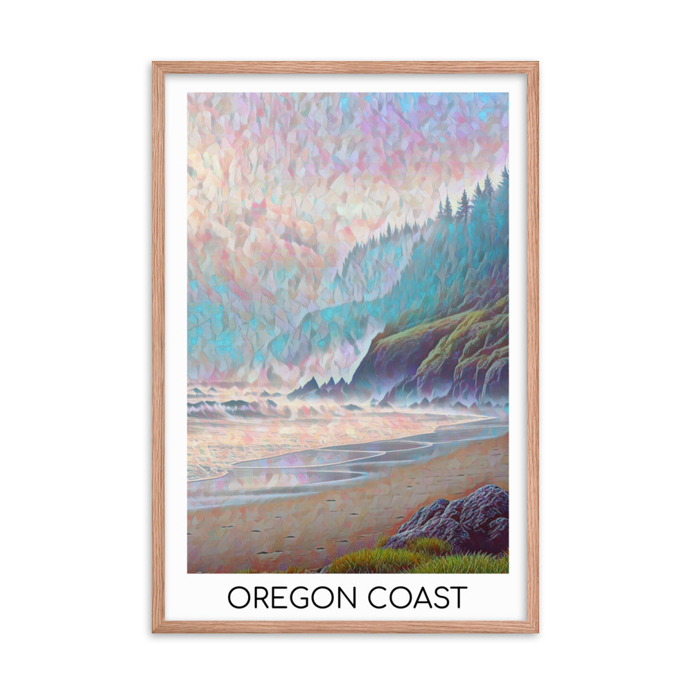 Oregon Coast - Framed poster