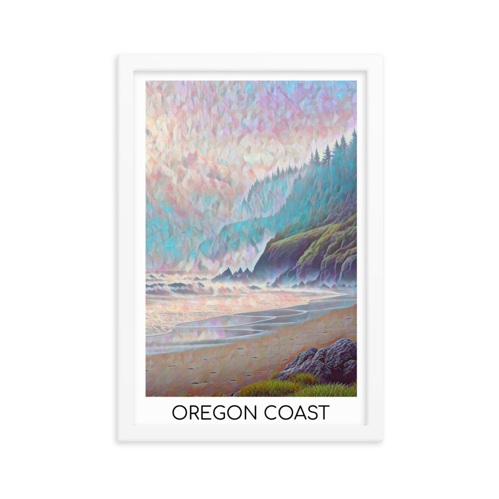 Oregon Coast - Framed poster