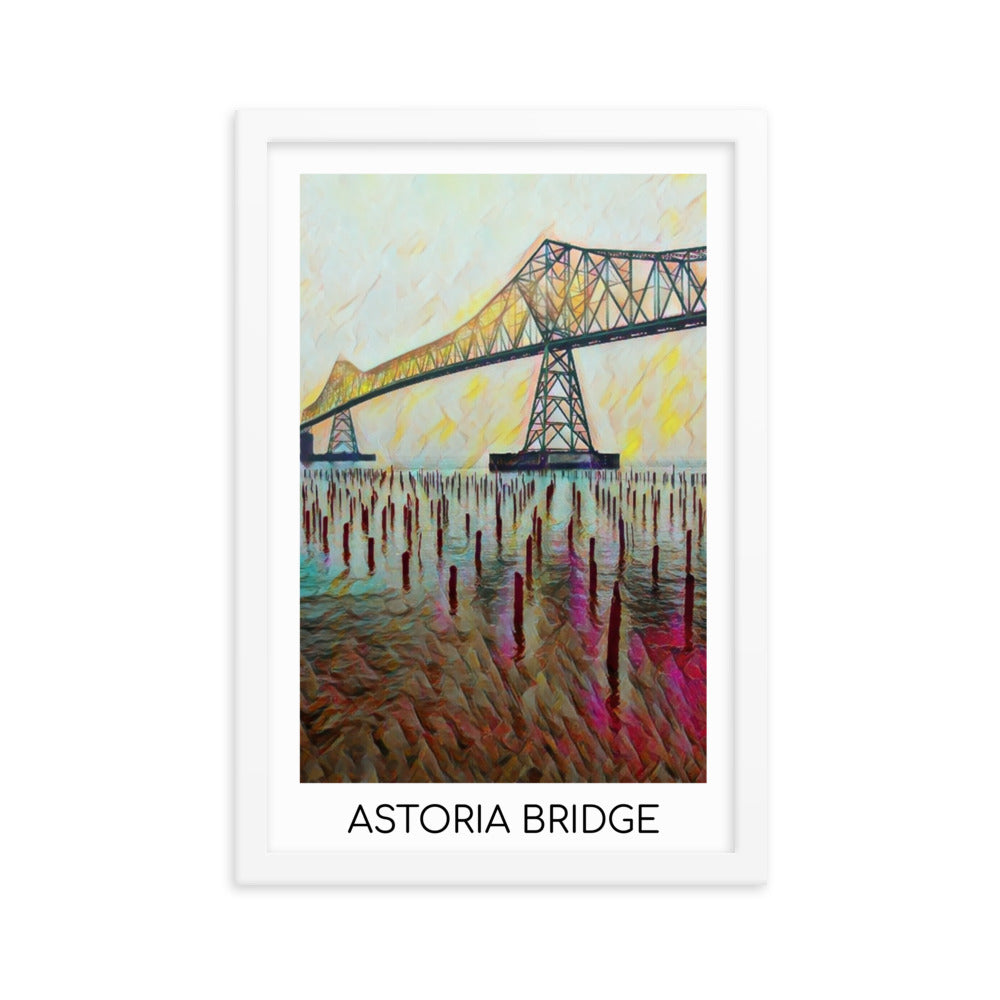 Astoria Bridge - Framed poster