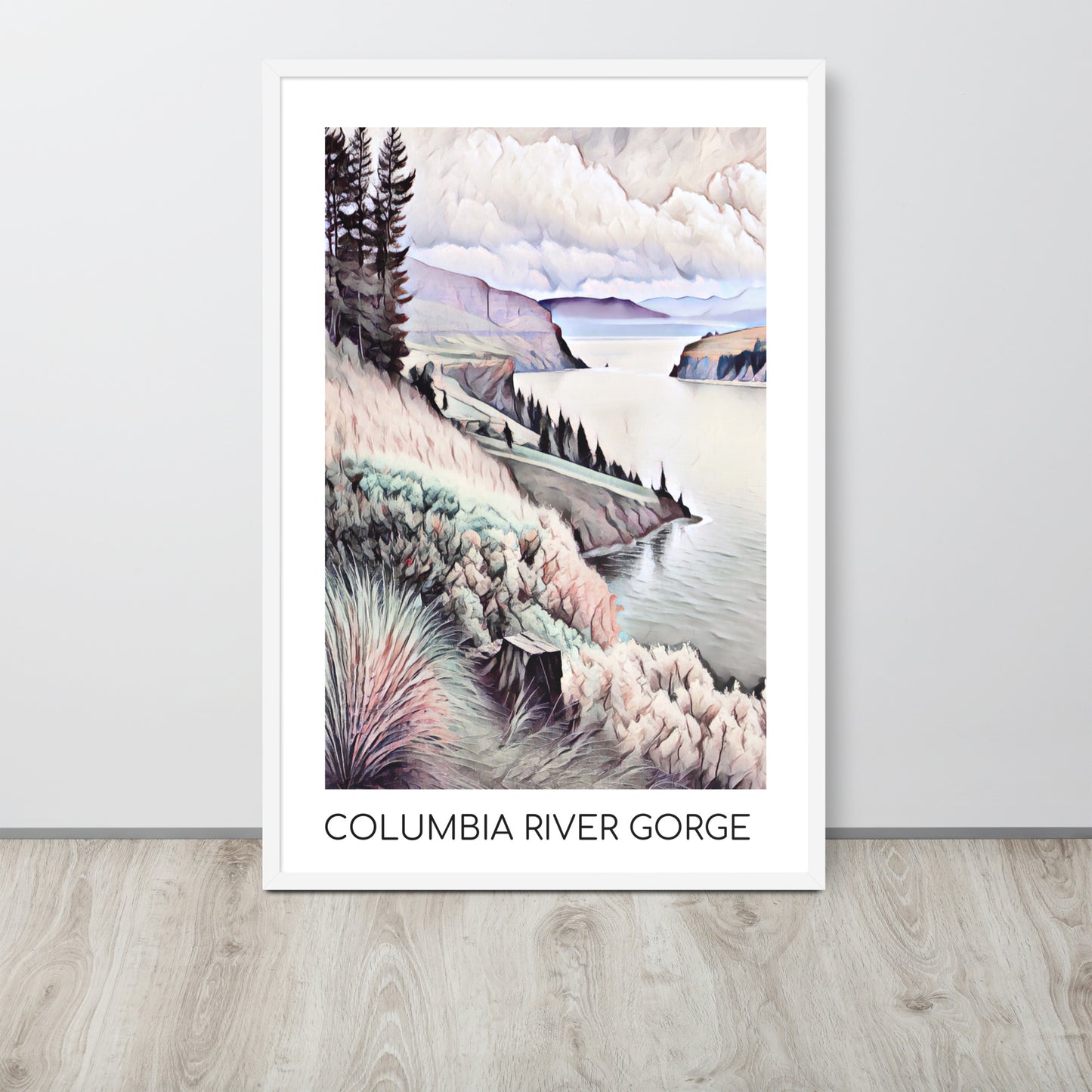 Columbia River Gorge - Framed poster