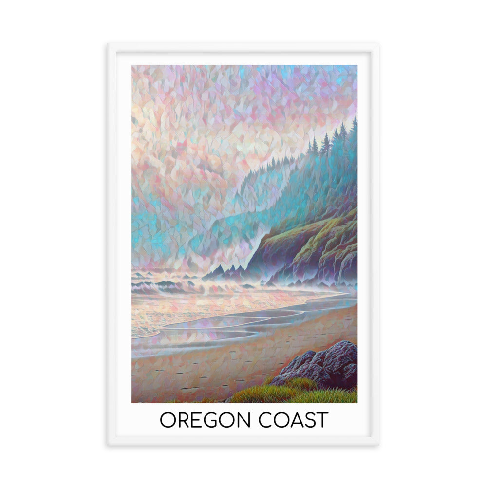 Oregon Coast - Framed poster