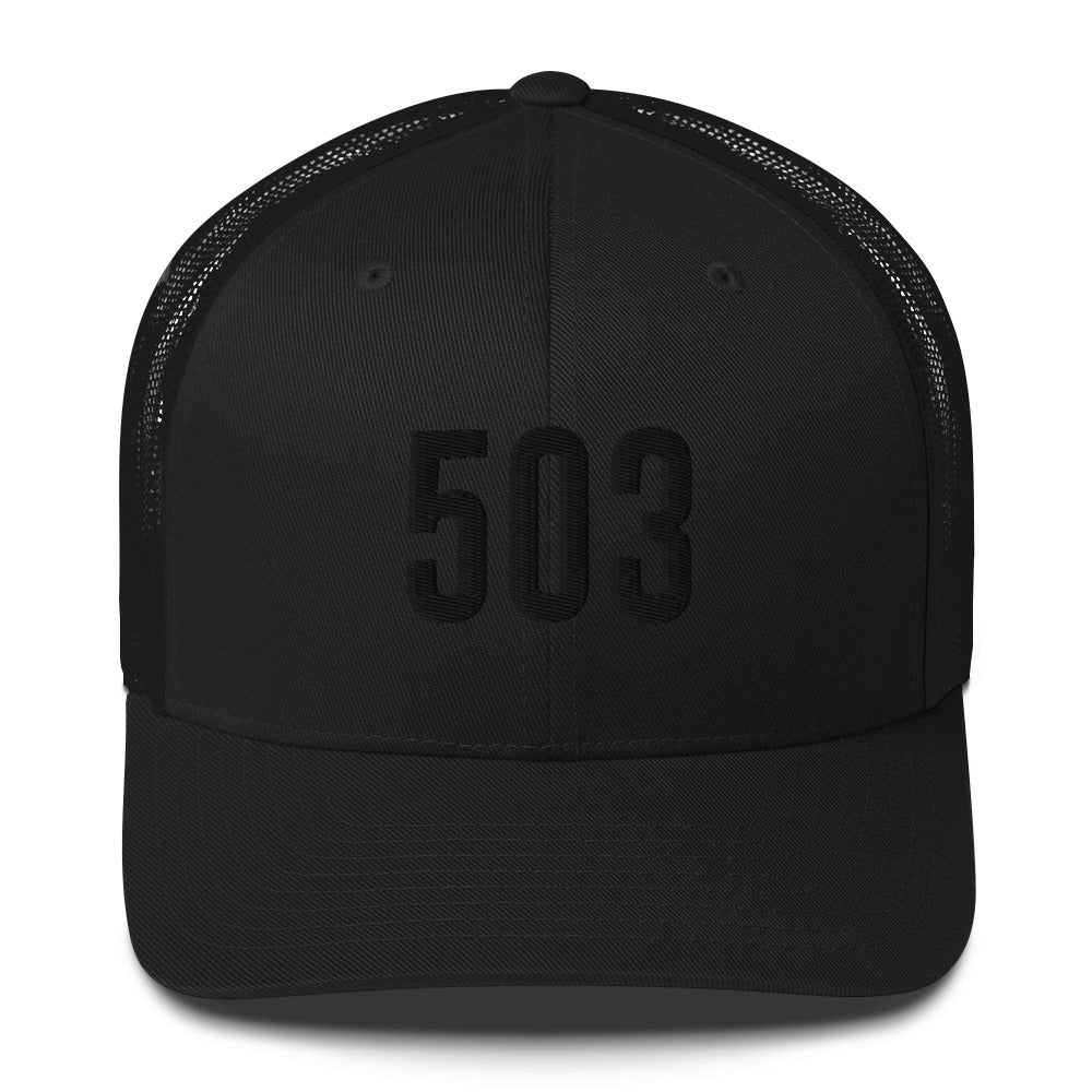 503/Black - Trucker Cap