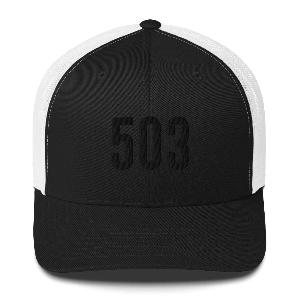 503/Black - Trucker Cap