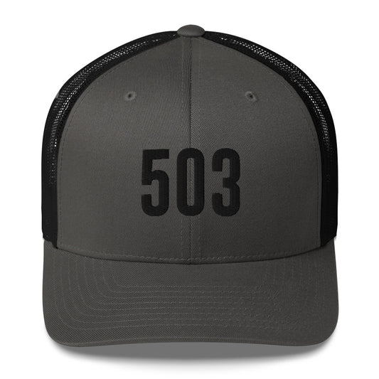 503/Black - Trucker Cap