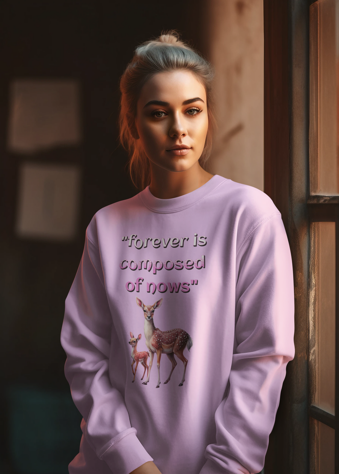 "Forever is composed of nows" - Unisex Sweatshirt