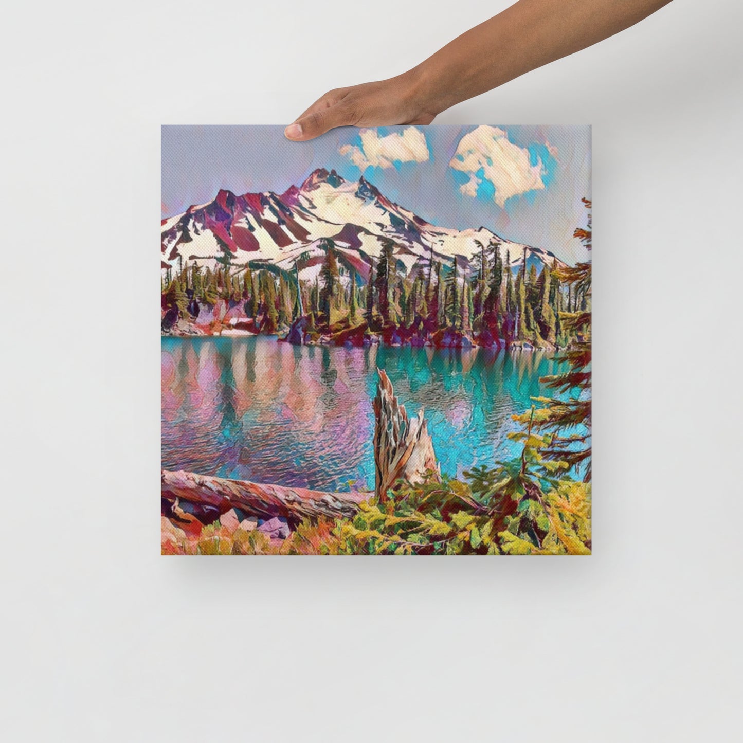 Mount Jefferson - Digital Art - Thin canvas
