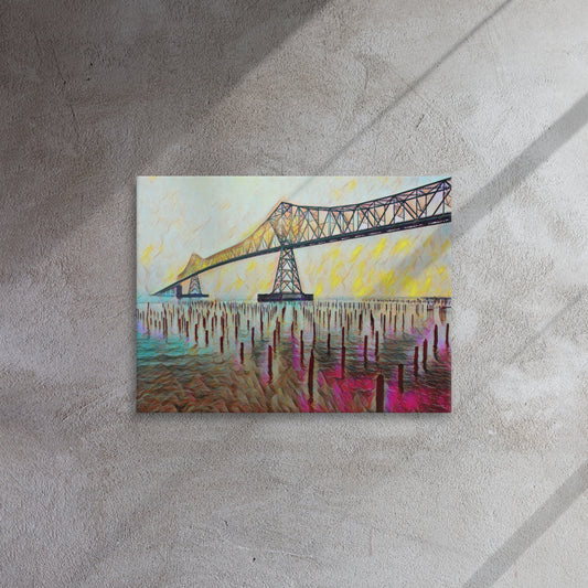 Astoria Bridge - Digital Art - Thin canvas