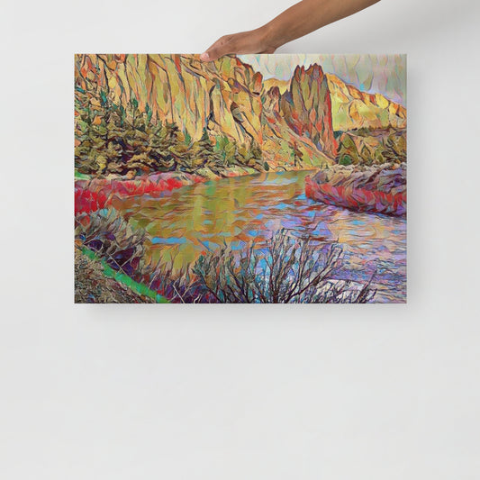 Smith Rock - Digital Art - Thin canvas