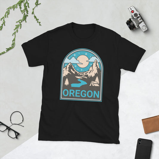 Camping Oregon - Unisex T-Shirt