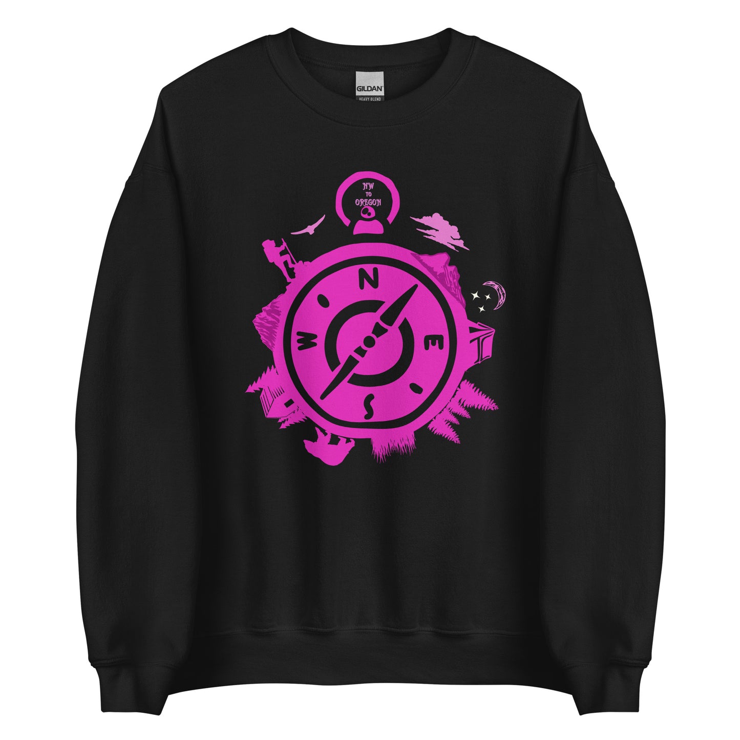 NW to Oregon - Pink - Unisex Sweatshirt