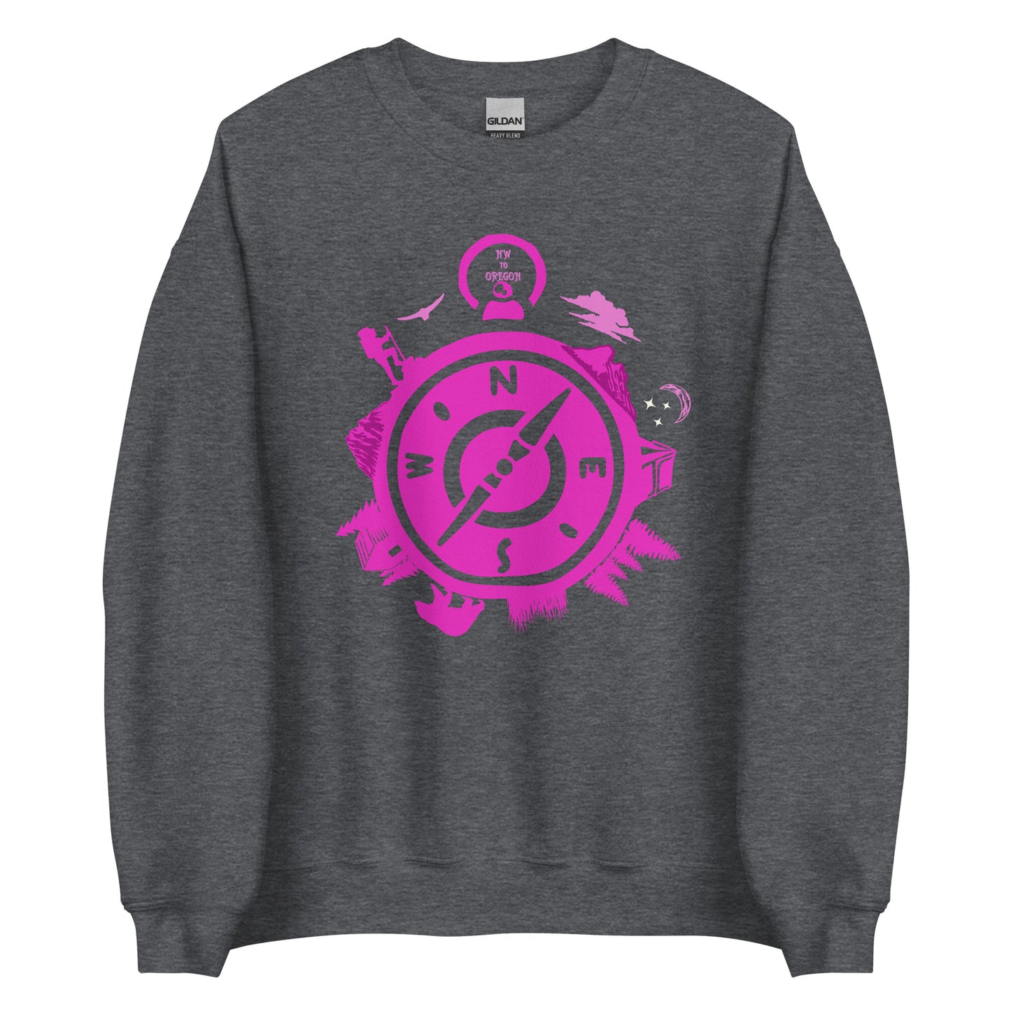 NW to Oregon - Pink - Unisex Sweatshirt