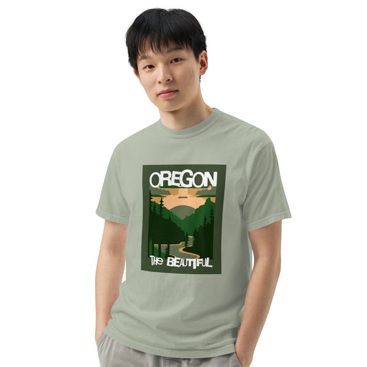 Oregon The Beautiful - Unisex garment-dyed heavyweight t-shirt