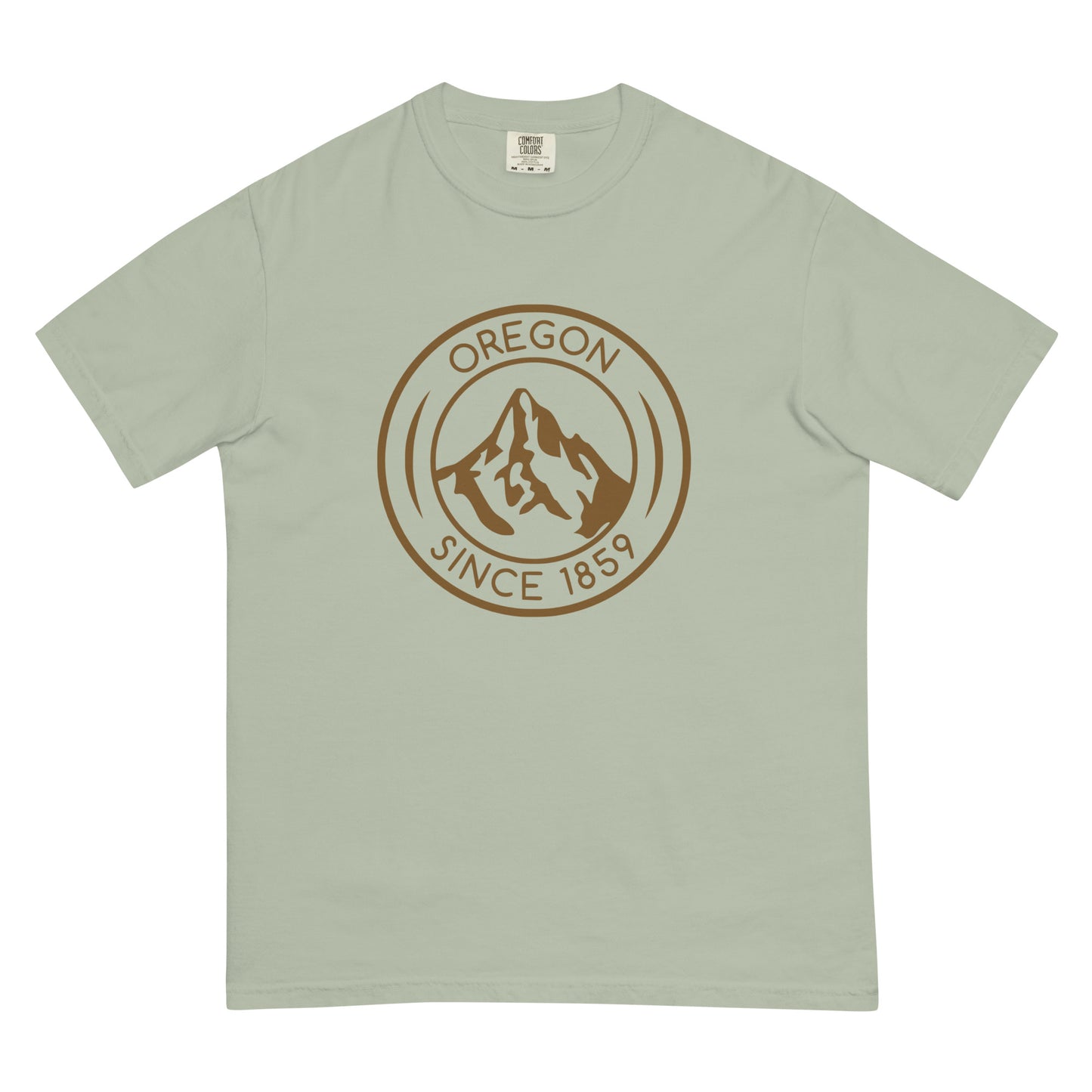 OREGON SINCE 1859 - BROWN - Comfort Colors - Unisex garment-dyed heavyweight t-shirt