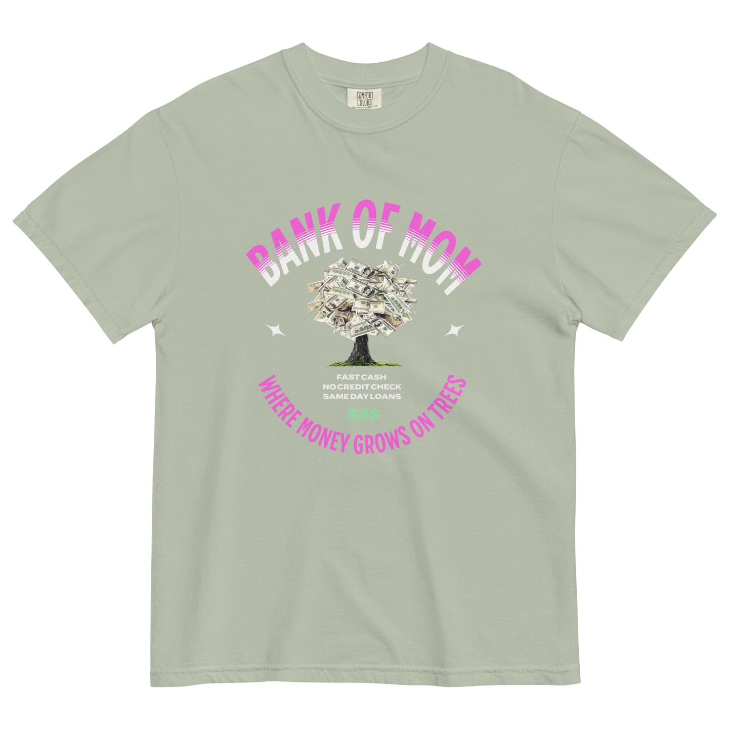 BANK OF MOM - Comfort Colors - Unisex garment-dyed heavyweight t-shirt