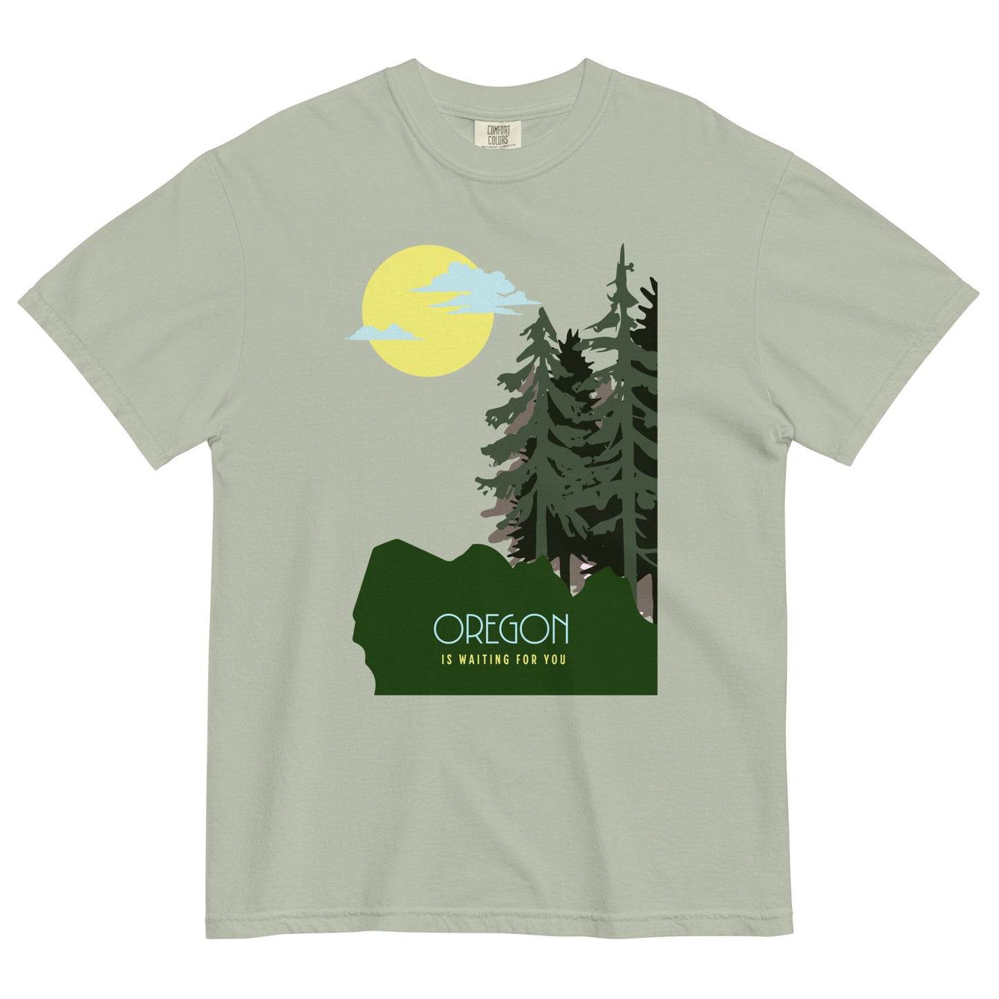 OREGON IS WAITING FOR YOU - Comfort Colors - Unisex garment-dyed heavyweight t-shirt