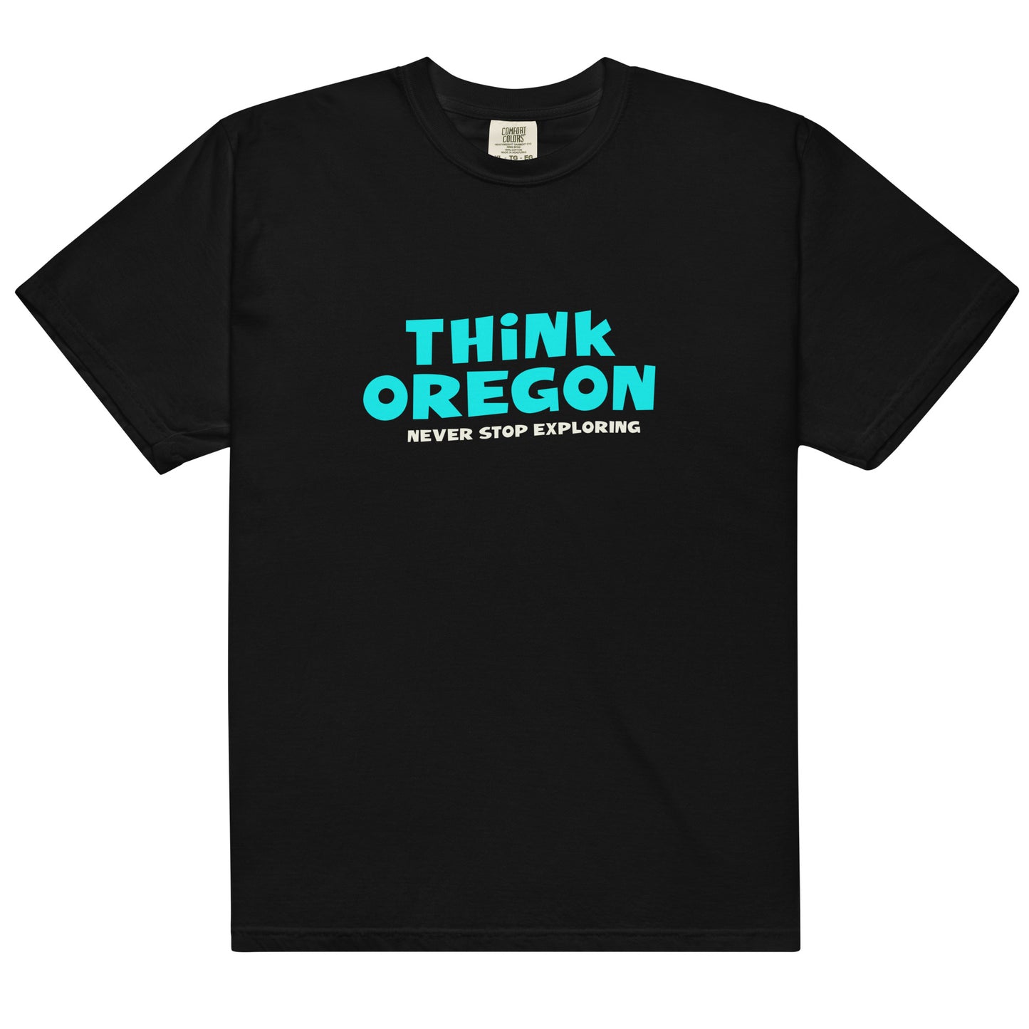 Think Oregon - Unisex garment-dyed heavyweight t-shirt