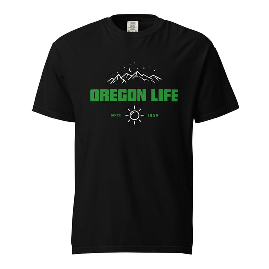 Oregon Life - Unisex garment-dyed heavyweight t-shirt