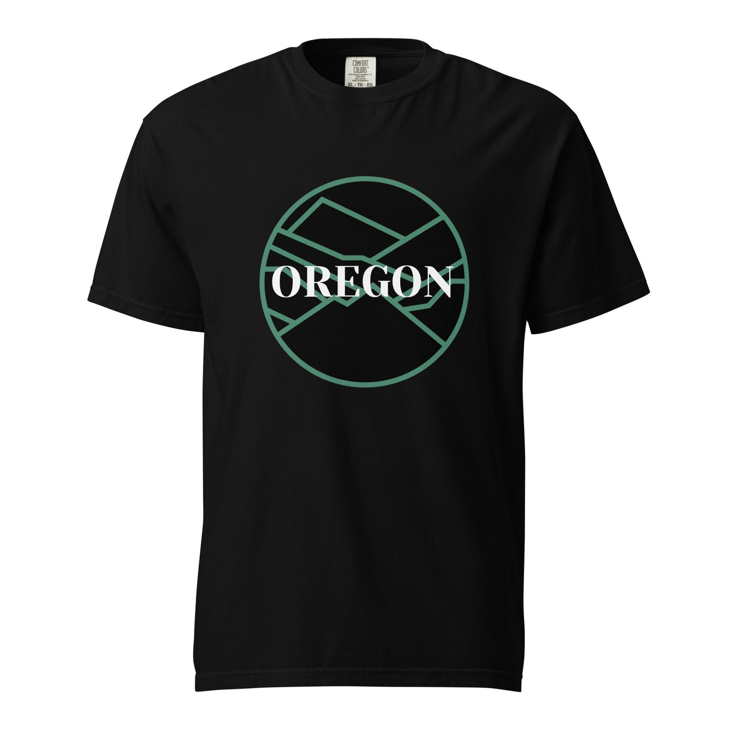 OREGON - Unisex garment-dyed heavyweight t-shirt