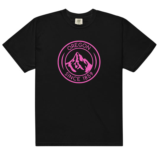 OREGON SINCE 1859 - HOT PINK - Comfort Colors - Unisex garment-dyed heavyweight t-shirt