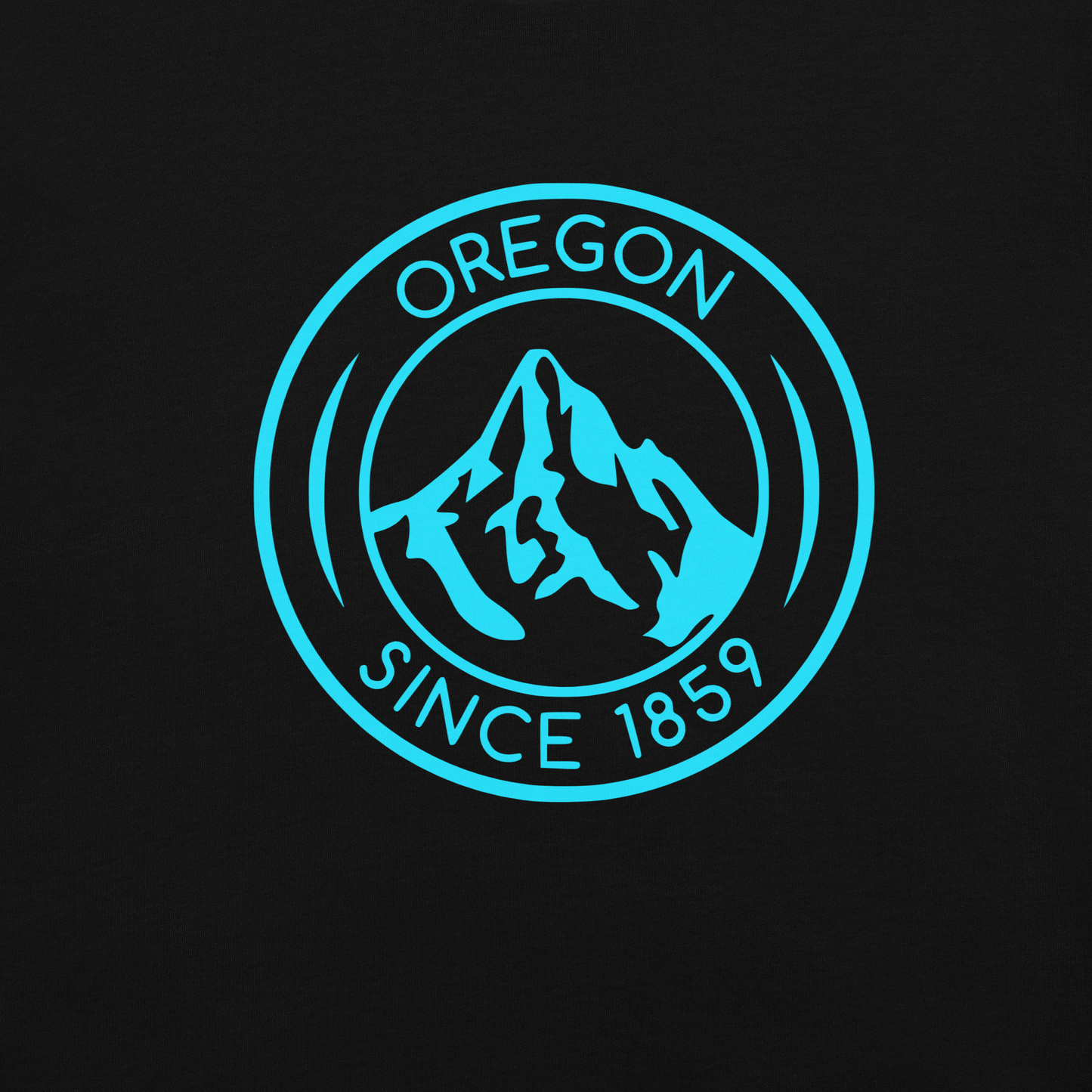 OREGON SINCE 1859 - AQUA - Comfort Colors - Unisex garment-dyed heavyweight t-shirt