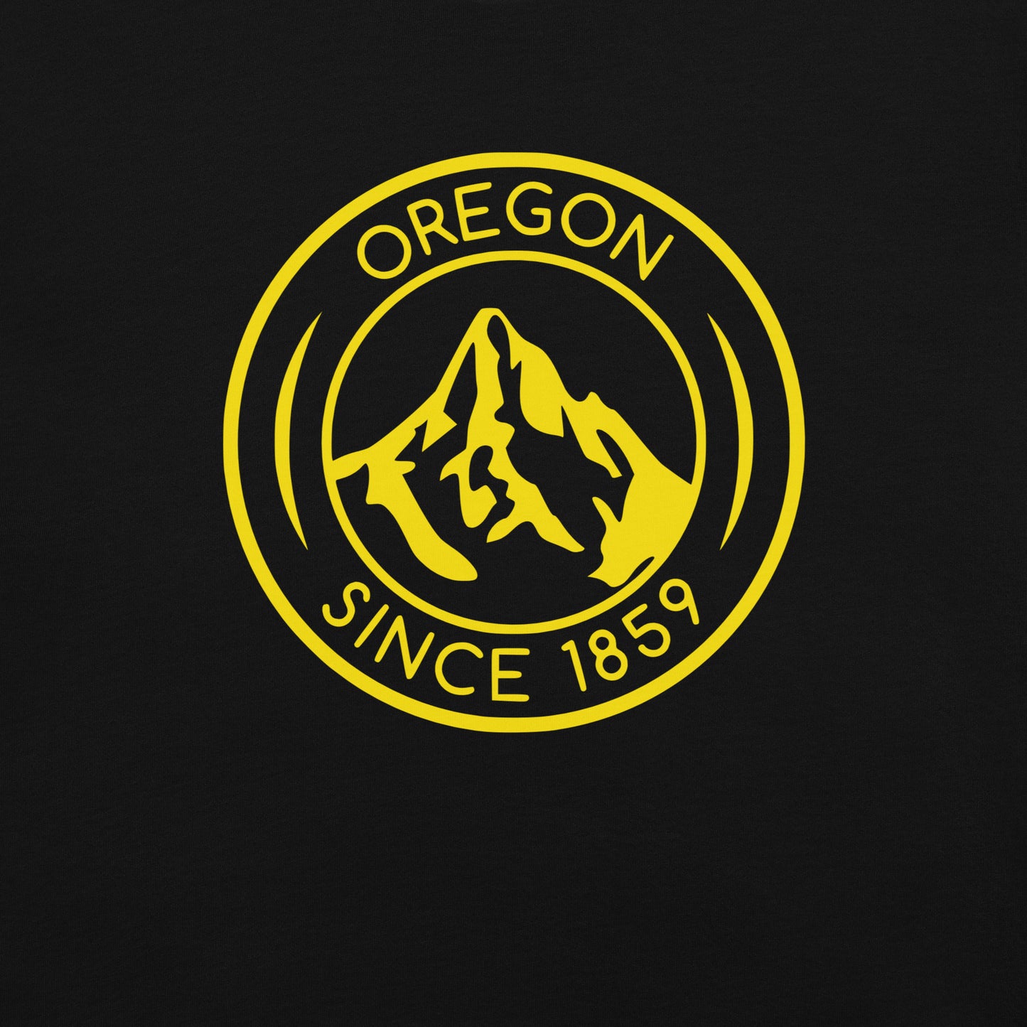 OREGON SINCE 1859 - YELLOW - Comfort Colors - Unisex garment-dyed heavyweight t-shirt