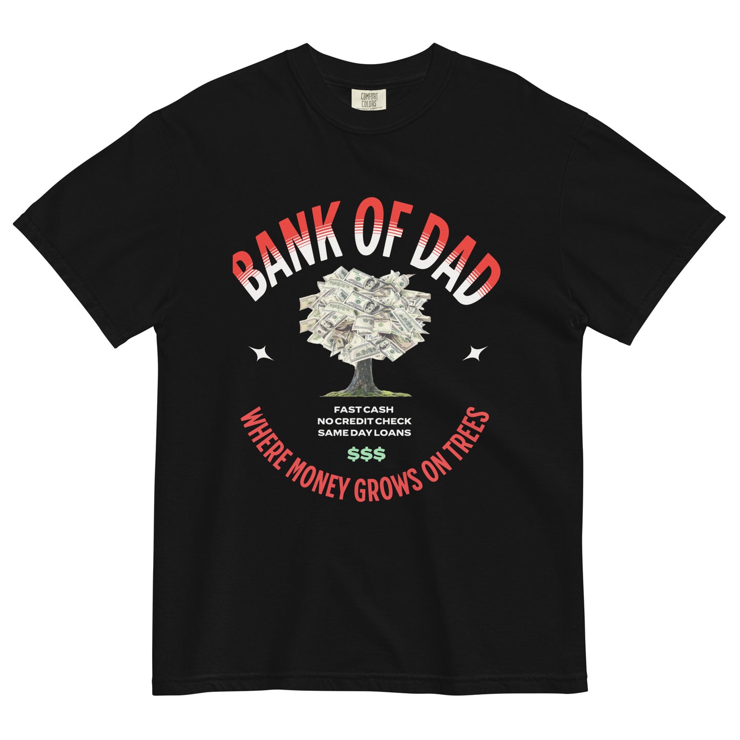 BANK OF DAD - Comfort Colors - Unisex garment-dyed heavyweight t-shirt