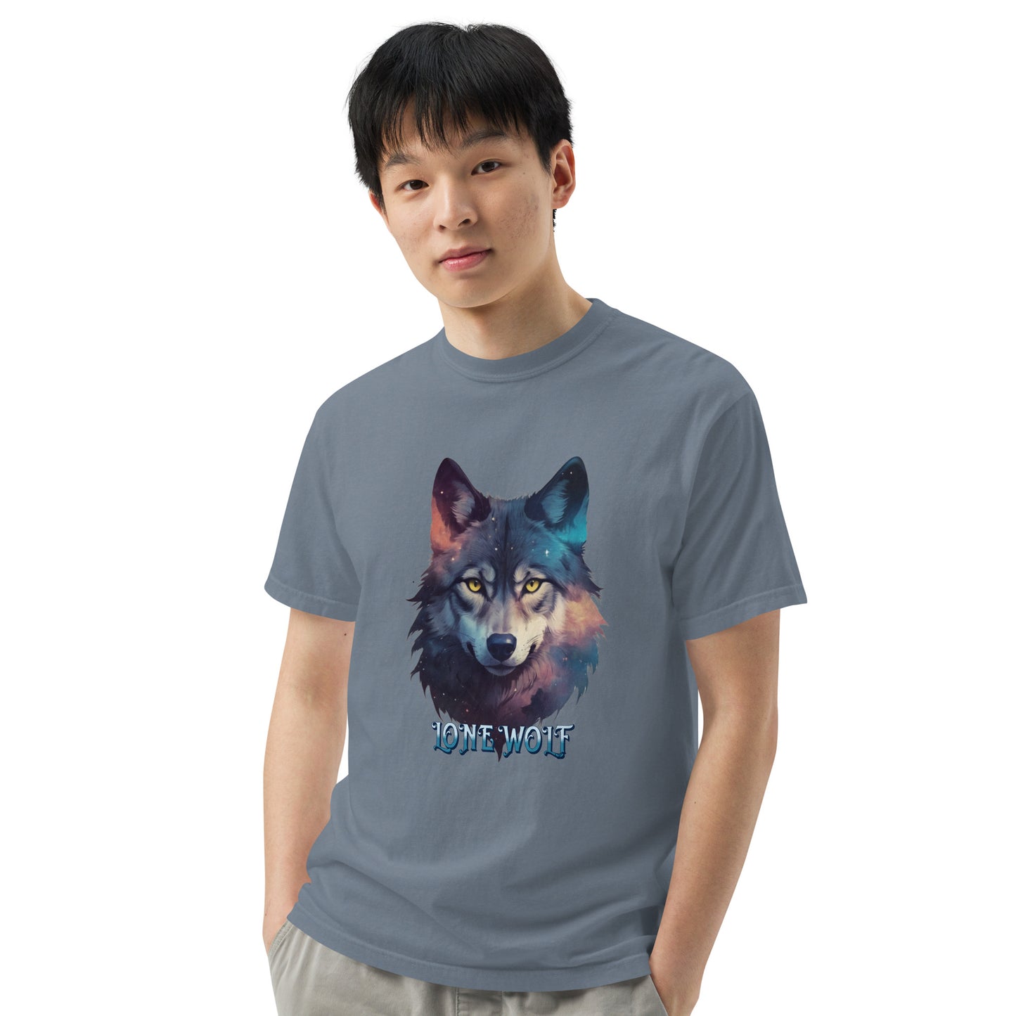 Lone Wolf - Oregon - Unisex garment-dyed heavyweight t-shirt