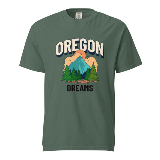 Oregon Dreams - Unisex garment-dyed heavyweight t-shirt