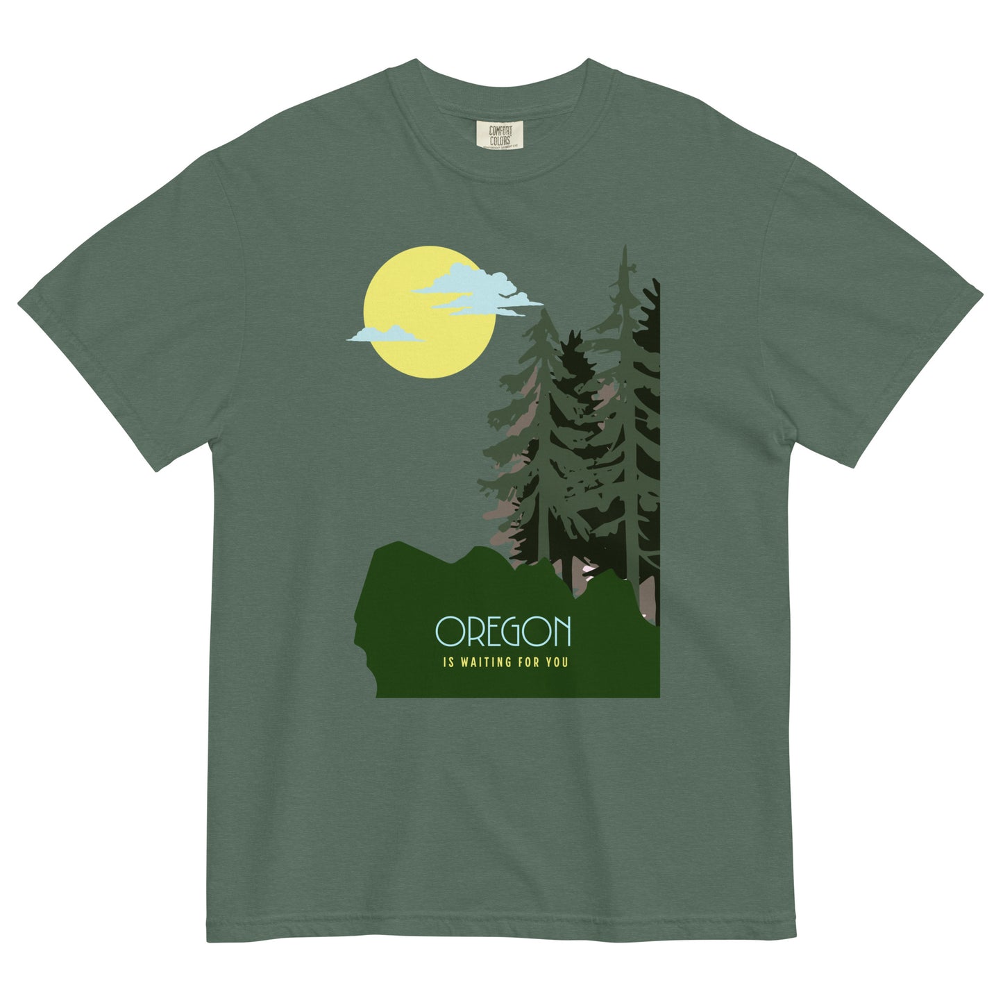 OREGON IS WAITING FOR YOU - Comfort Colors - Unisex garment-dyed heavyweight t-shirt