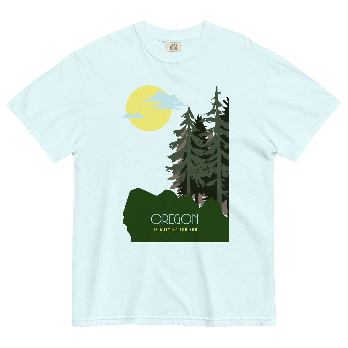 OREGON IS WAITING FOR YOU - Comfort Colors - Unisex garment-dyed heavyweight t-shirt