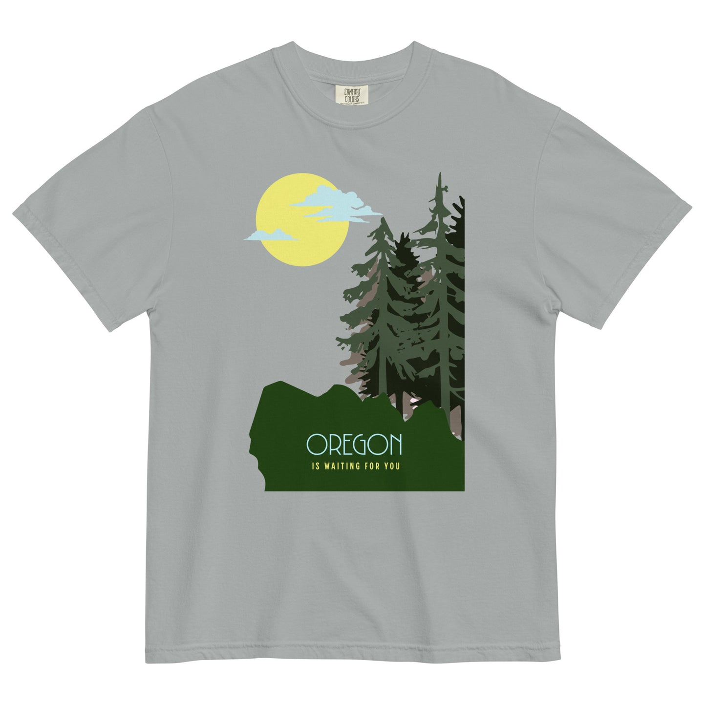 OREGON IS WAITING FOR YOU - Comfort Colors - Unisex garment-dyed heavyweight t-shirt