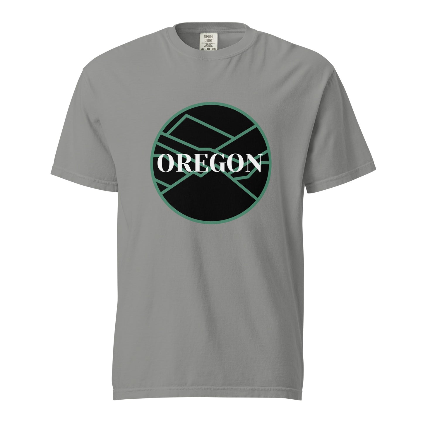 OREGON - Unisex garment-dyed heavyweight t-shirt