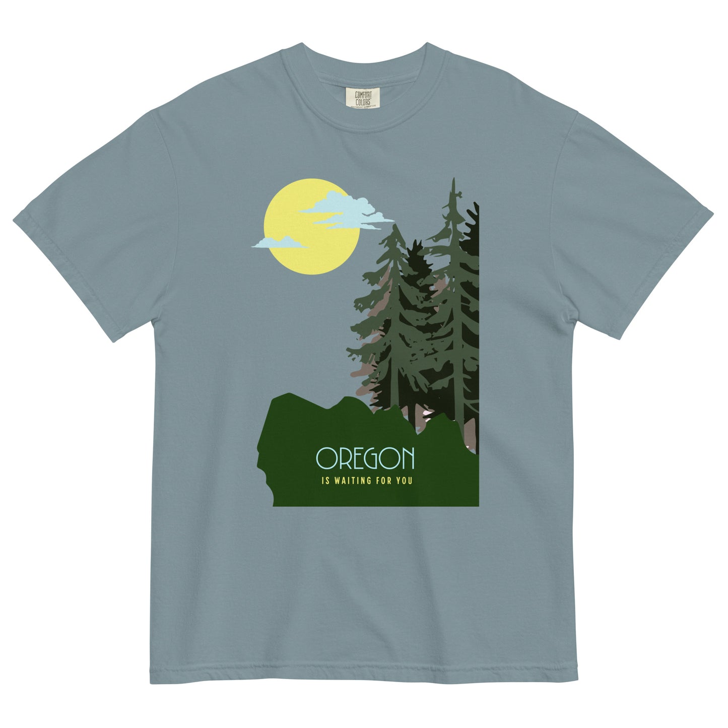 OREGON IS WAITING FOR YOU - Comfort Colors - Unisex garment-dyed heavyweight t-shirt