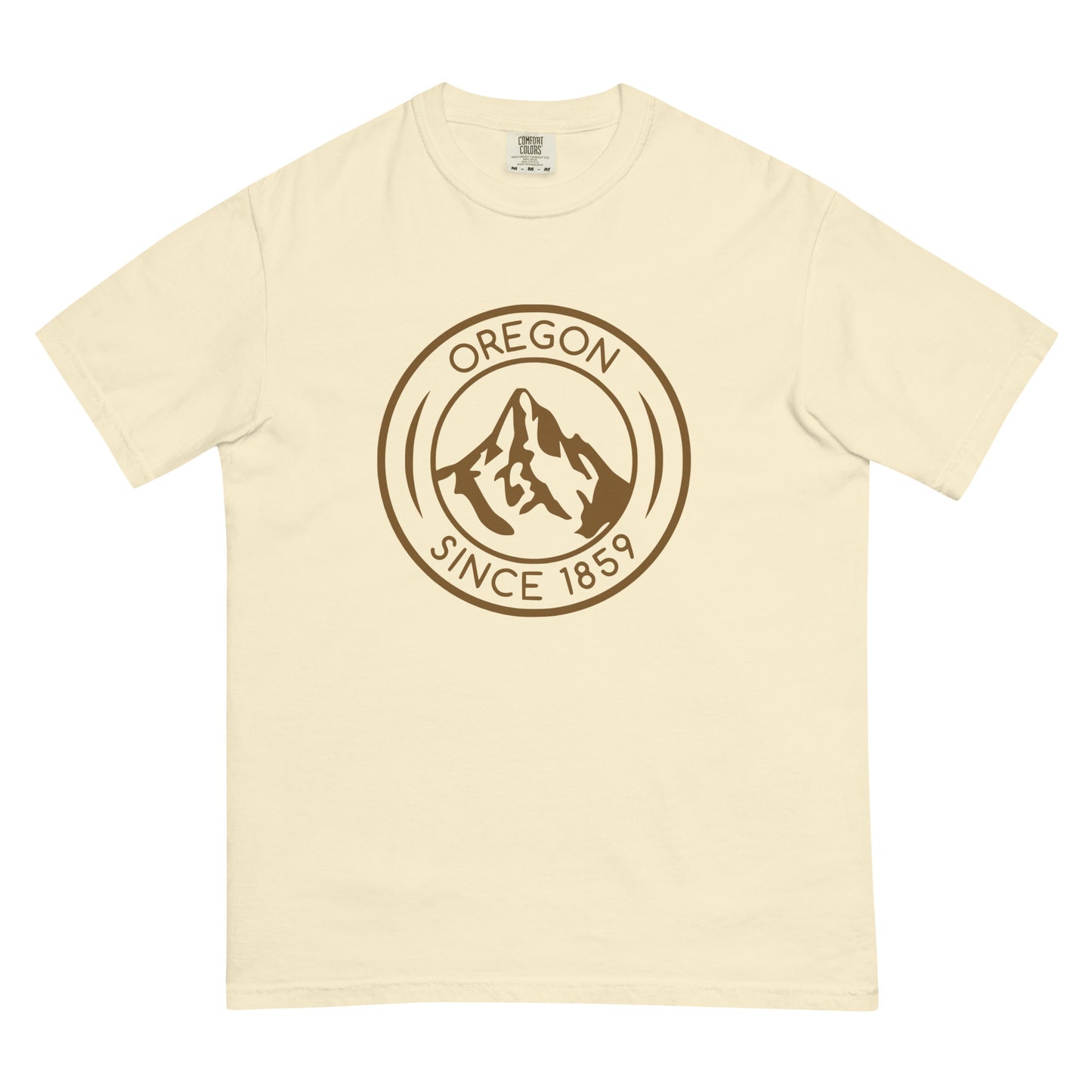 OREGON SINCE 1859 - BROWN - Comfort Colors - Unisex garment-dyed heavyweight t-shirt