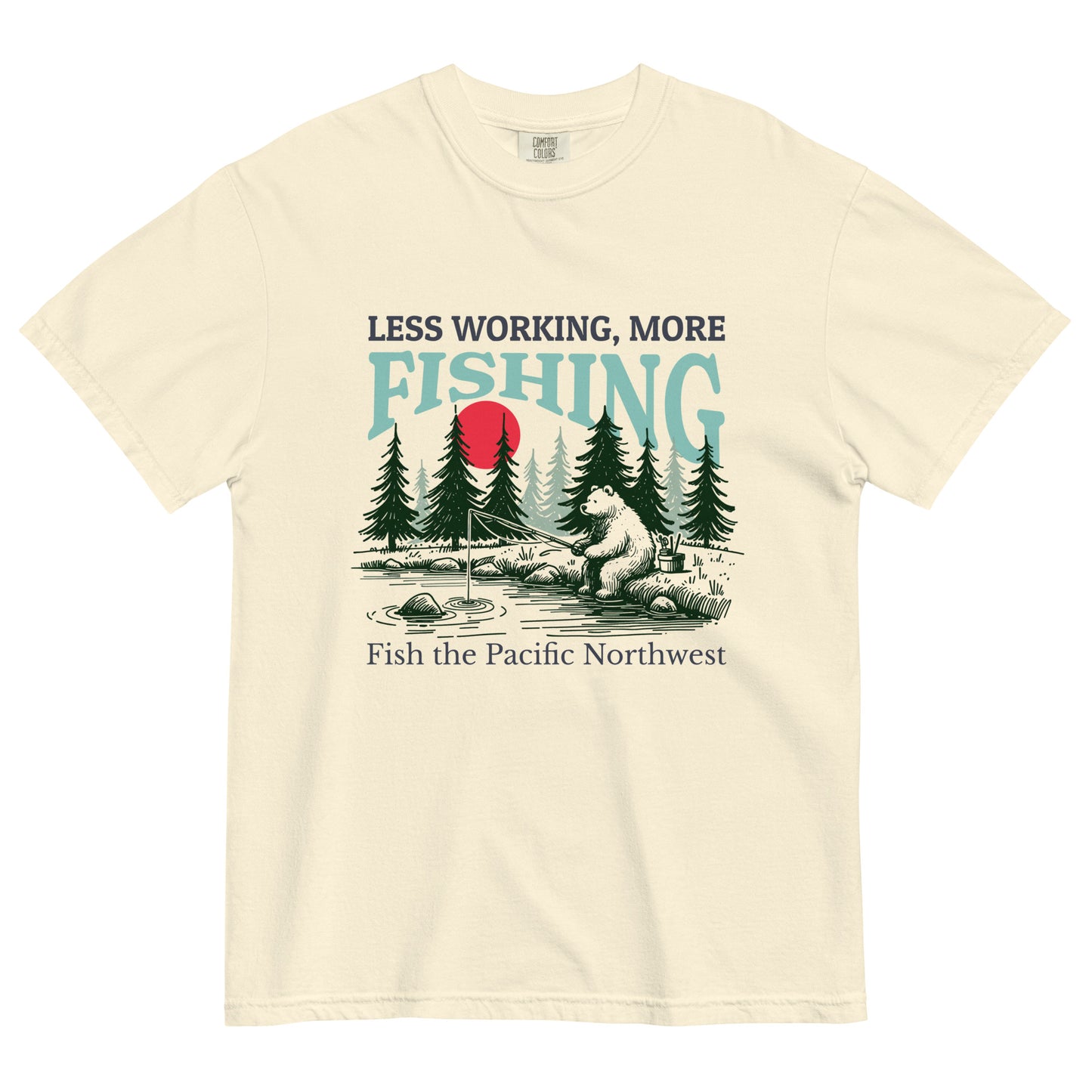 MORE FISHING - Comfort Colors - Unisex garment-dyed heavyweight t-shirt