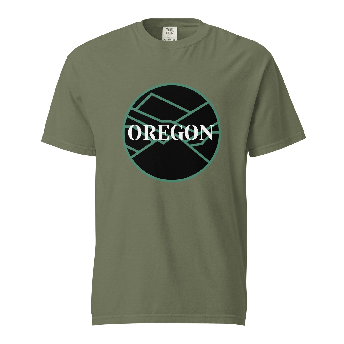 OREGON - Unisex garment-dyed heavyweight t-shirt