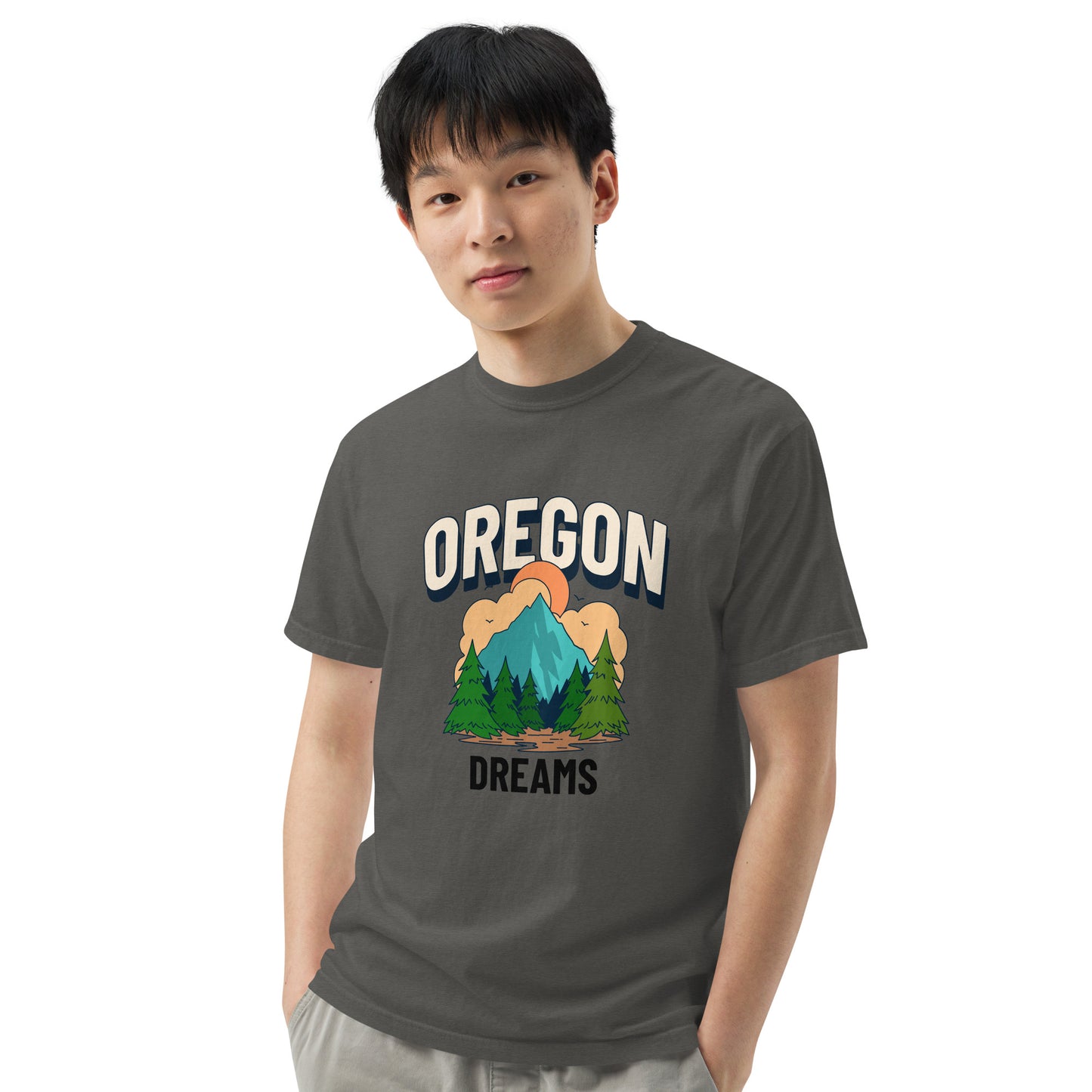 Oregon Dreams - Unisex garment-dyed heavyweight t-shirt