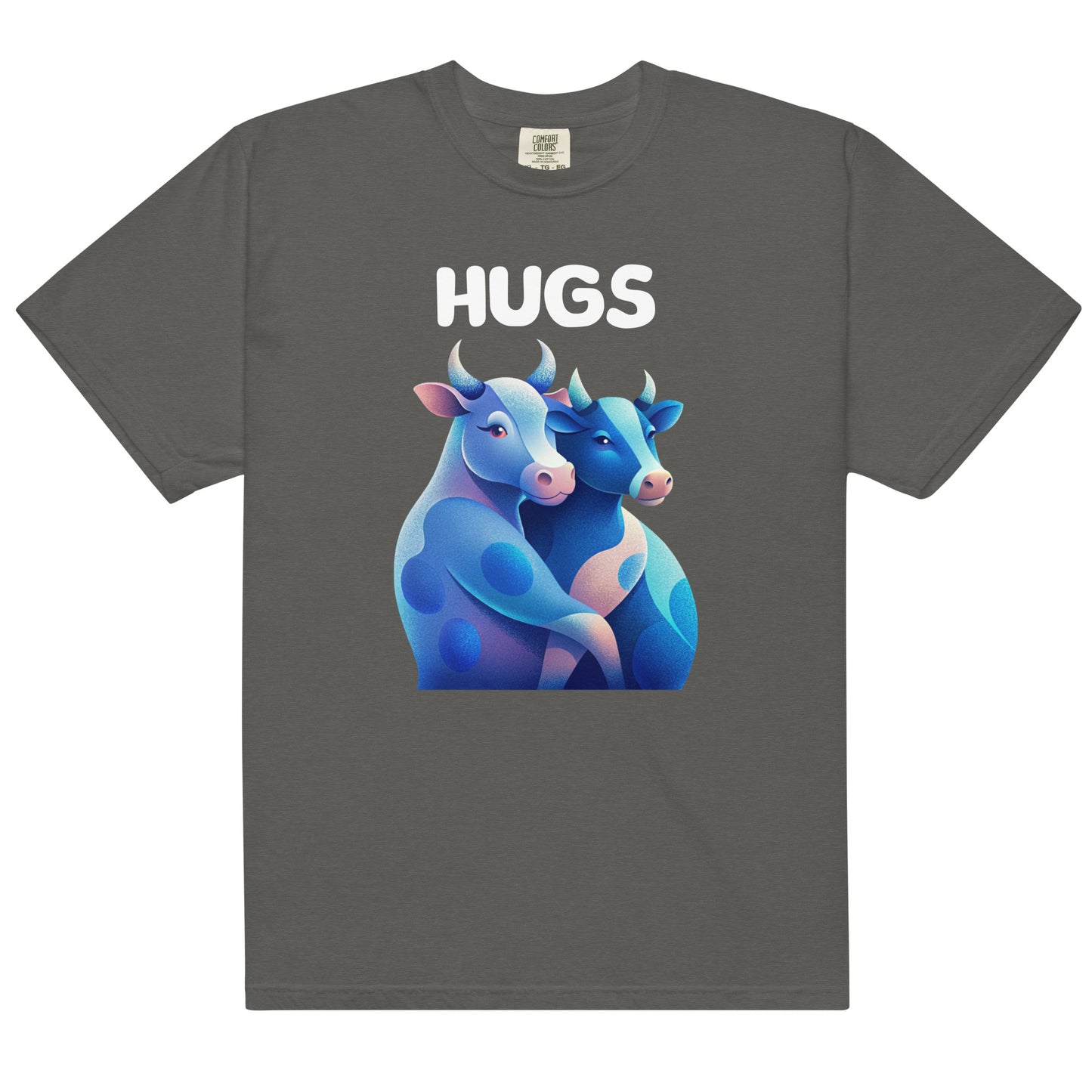 HUGS - Cows - Comfort Colors -Unisex garment-dyed heavyweight t-shirt