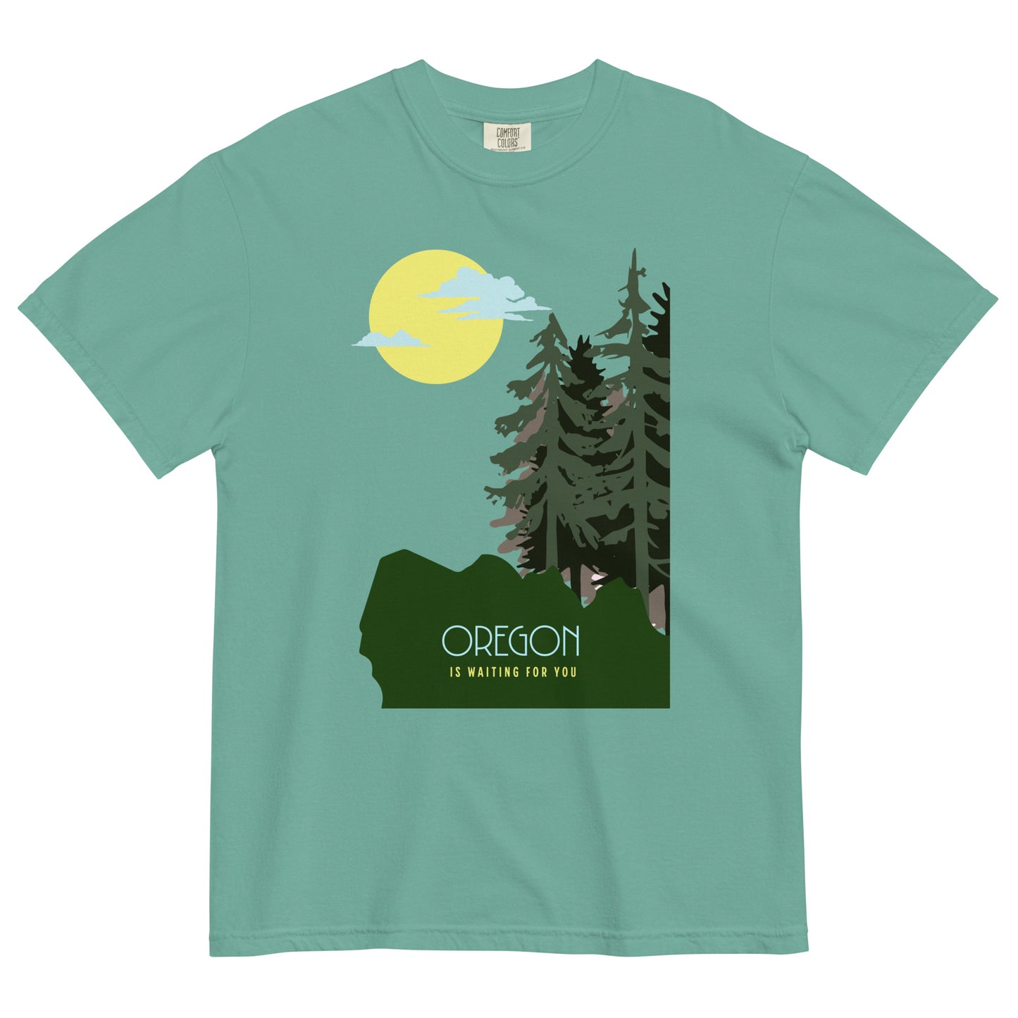 OREGON IS WAITING FOR YOU - Comfort Colors - Unisex garment-dyed heavyweight t-shirt