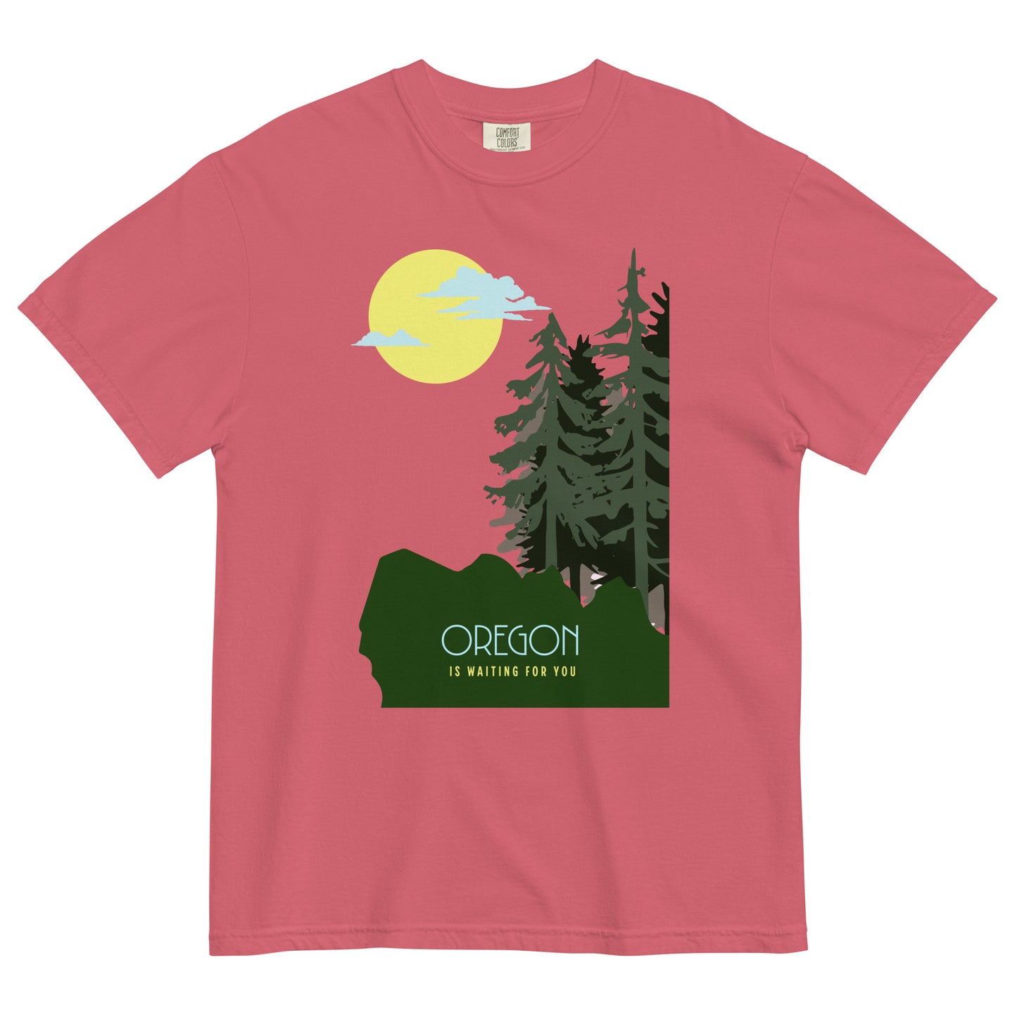 OREGON IS WAITING FOR YOU - Comfort Colors - Unisex garment-dyed heavyweight t-shirt