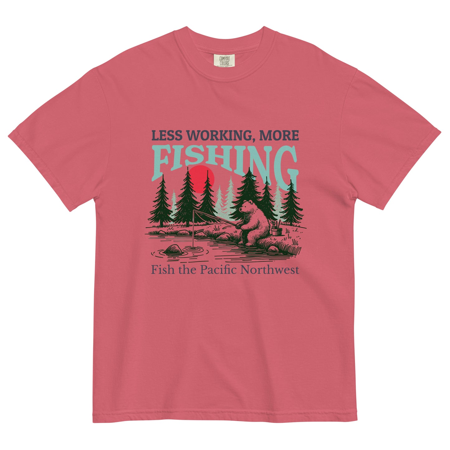 MORE FISHING - Comfort Colors - Unisex garment-dyed heavyweight t-shirt