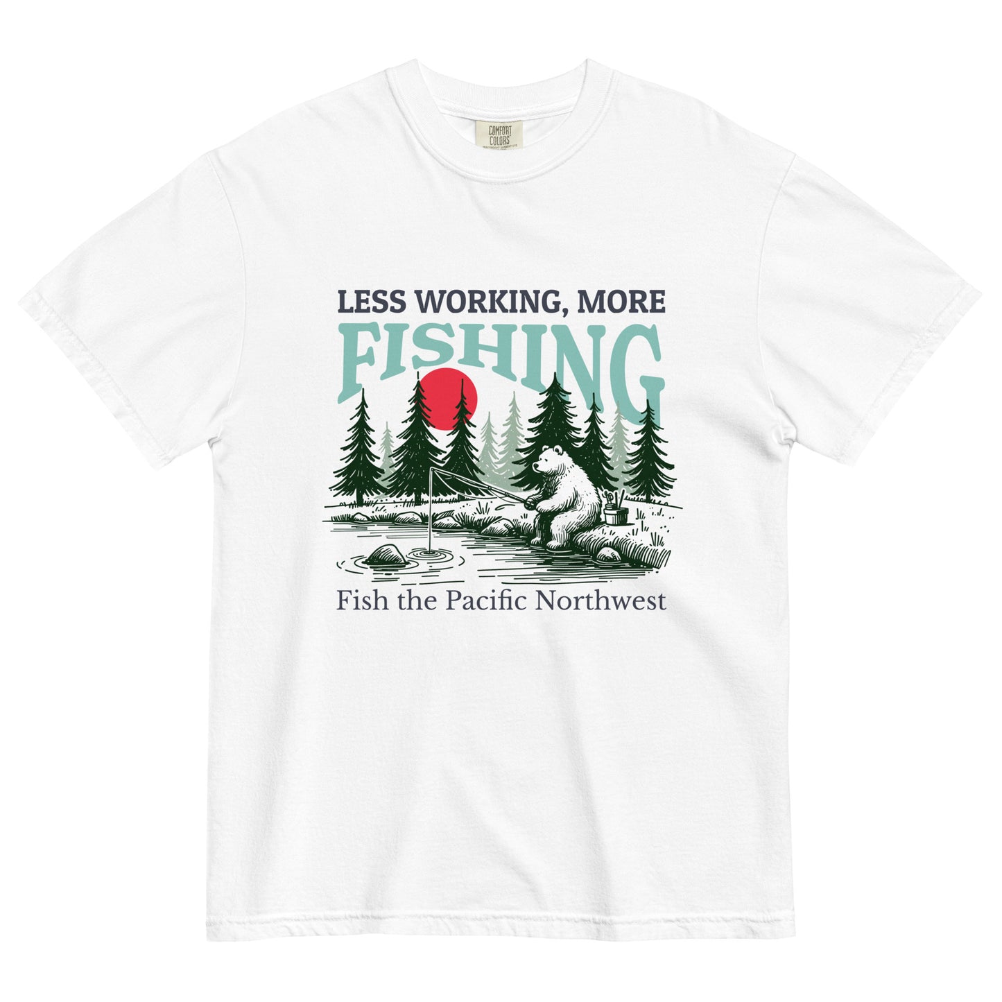 MORE FISHING - Comfort Colors - Unisex garment-dyed heavyweight t-shirt