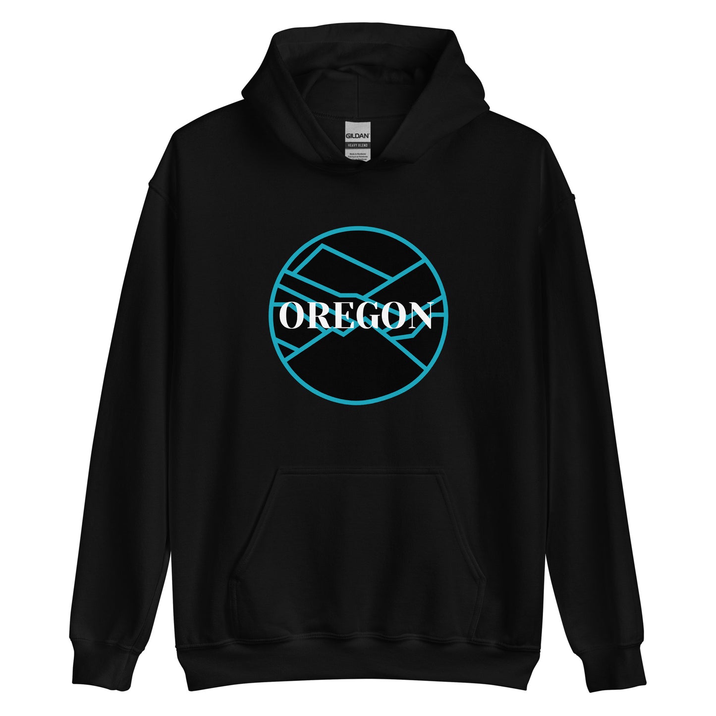 OREGON - Blue/Black - Unisex Hoodie