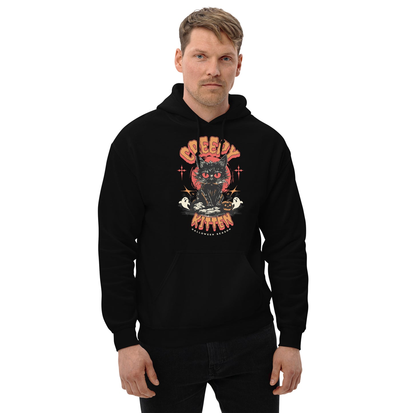 HALLOWEEN - CREEPY KITTEN - Unisex Hoodie